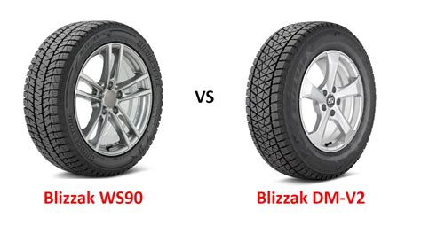 blizzak dm v2 vs ws90
